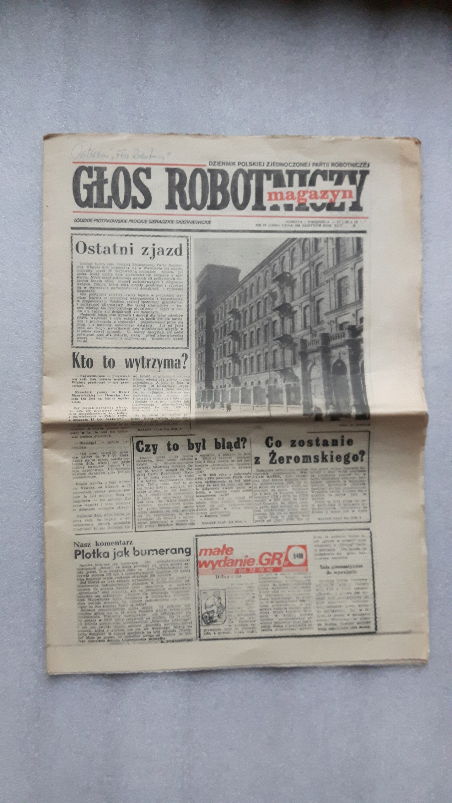 GLOS ROBOTNICZY ... nr 23/1990