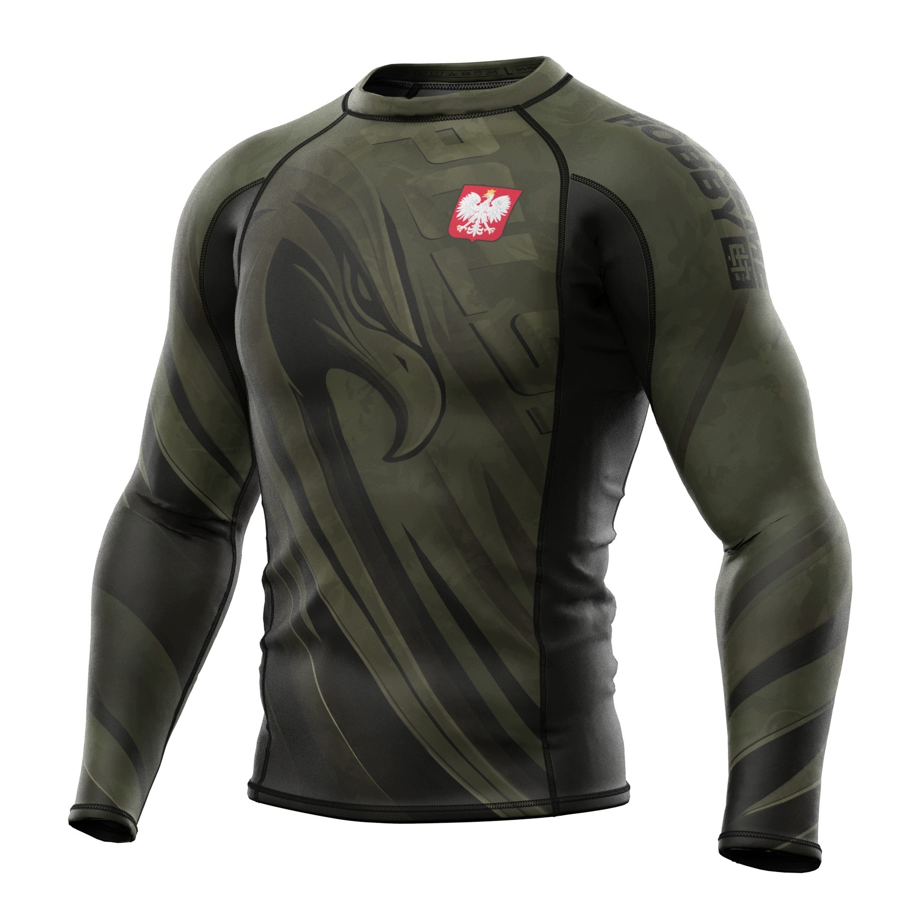 Rashguard pánský s dlouhým rukávem Tričko Extreme Hobby Polska Ultimate XL
