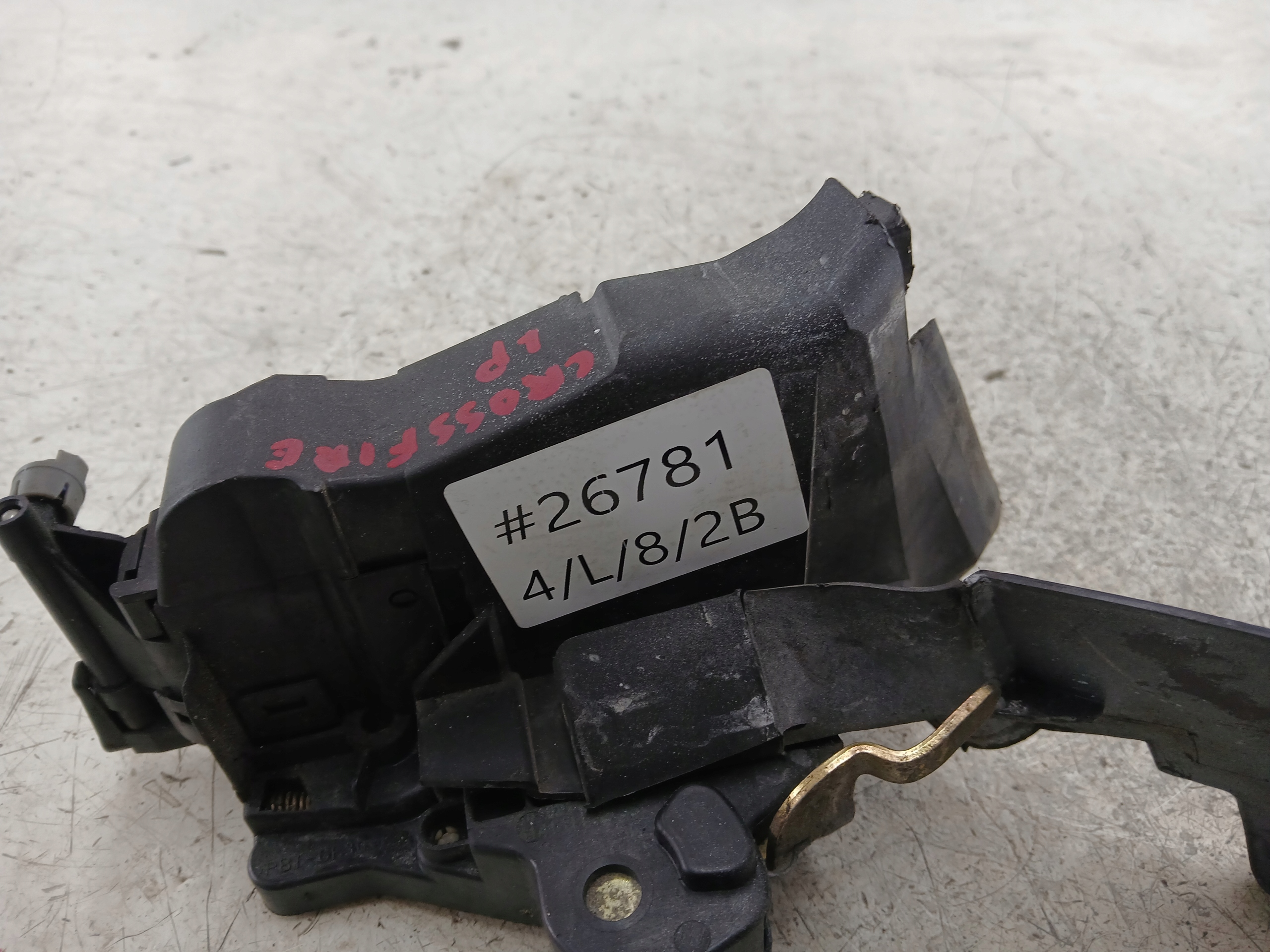 CHRYSLER CROSSFIRE lock door left