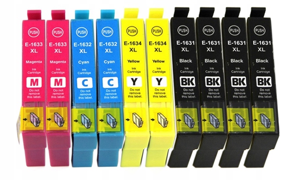 

10x Tusze Do Drukarki Epson Workforce WF-2760D XL