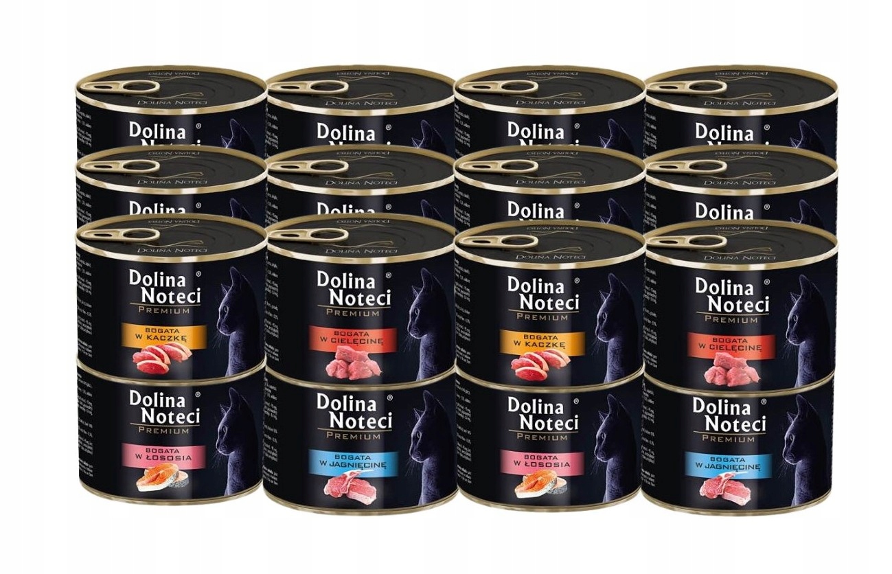 Dolina Noteci Premium Mokré krmivo pro kočky mix chutí 24x185g