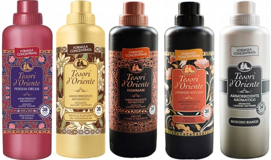 Levně Tesori d'Oriente Sada 5 italských tekutá aviváž 760 ml Pvhjm