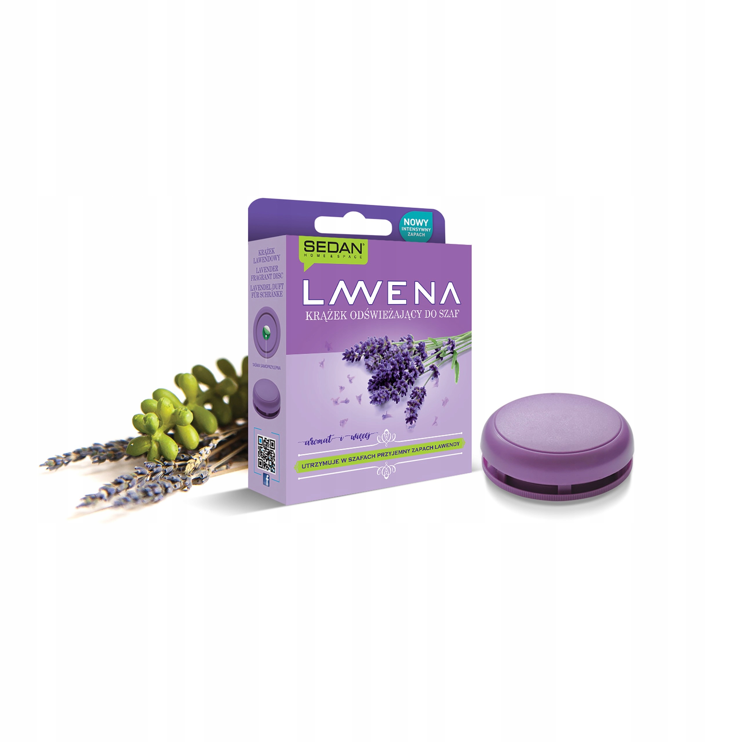 

Lawendowy krążek do szaf Sedan AK0032