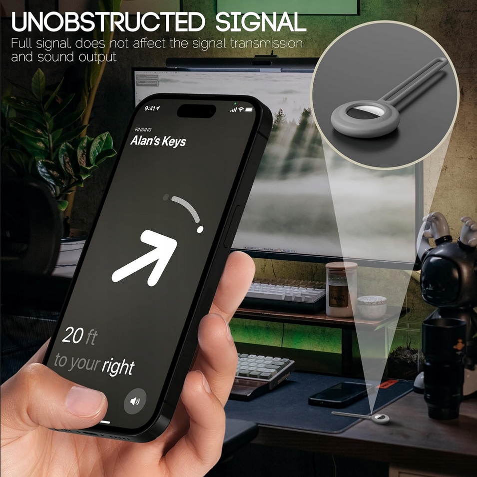 Silikonowe Etui Case Brelok do kluczy do Apple AirTag 3szt. Producent Inna