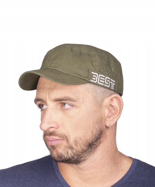 

Czapka z Daszkiem Patrolówka Bawełna Oliwka