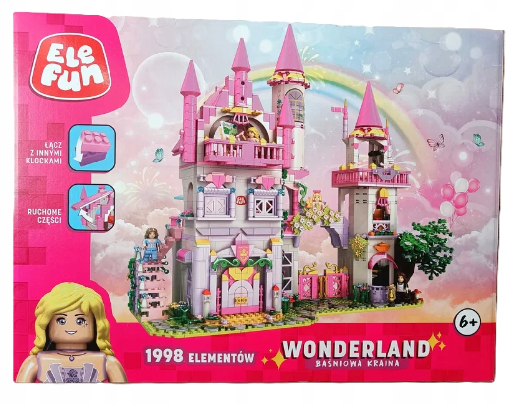 "g" Klocki Elefun Wonderland Klocki Baśniowa Kraina zestaw XXL 2262 el 085