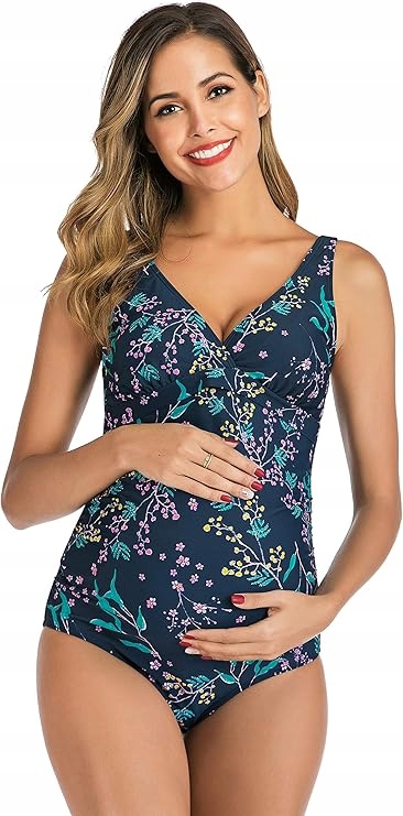 Plavky pro těhotné ženy EastElegant jednodílné S