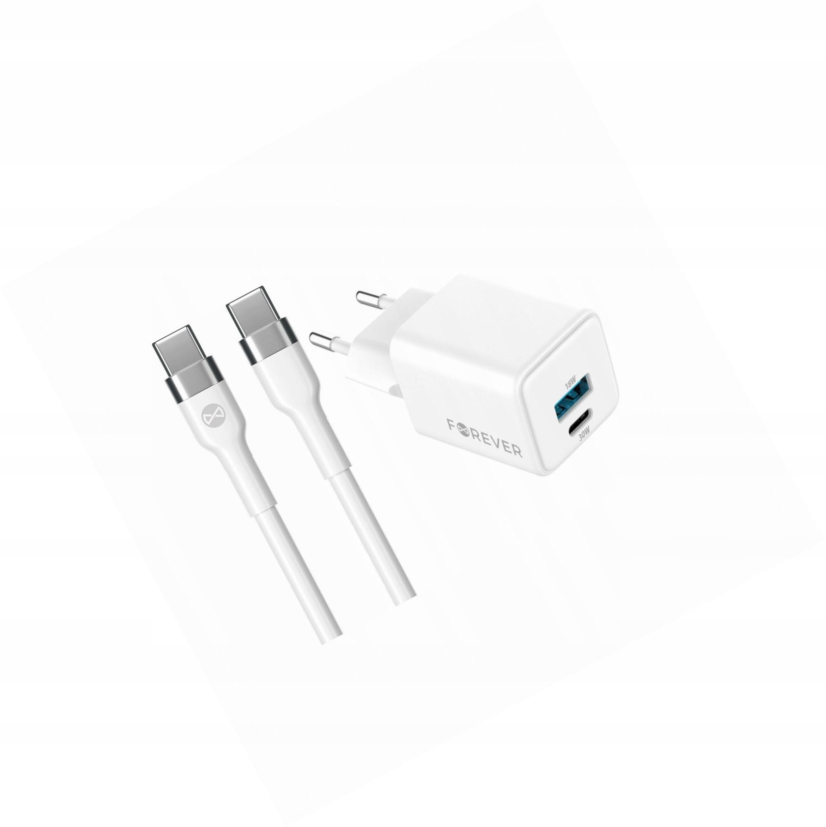 Szybka ładowarka GaN 30W Usb i Usb-c z kablem do Xiaomi Redmi Note 10S 4G