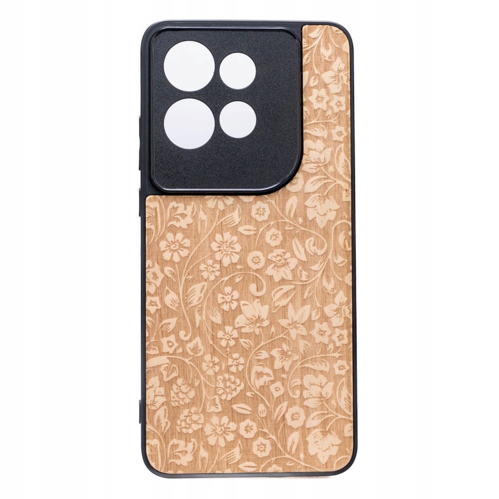 Dřevěné Pouzdro Bewood pro Motorola Edge 50 Neo 60 Neo Polní Květiny Aniegre