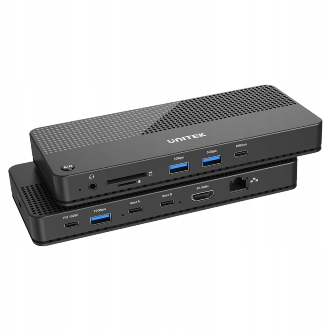 Unitek Przełącznik Kvm 4K Hub Usb 11 portów