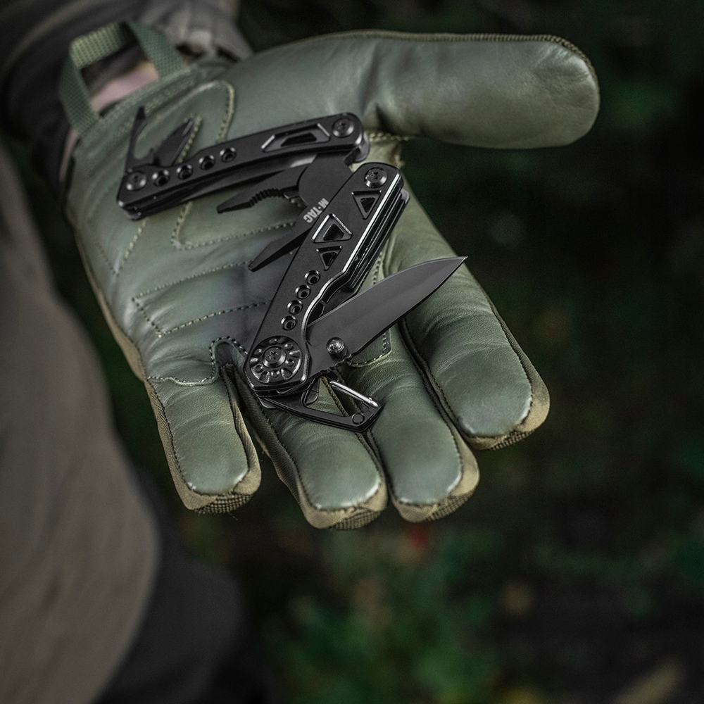 M-Tac Multitool Type 6 Black/Olive Materiał narzędzi stal