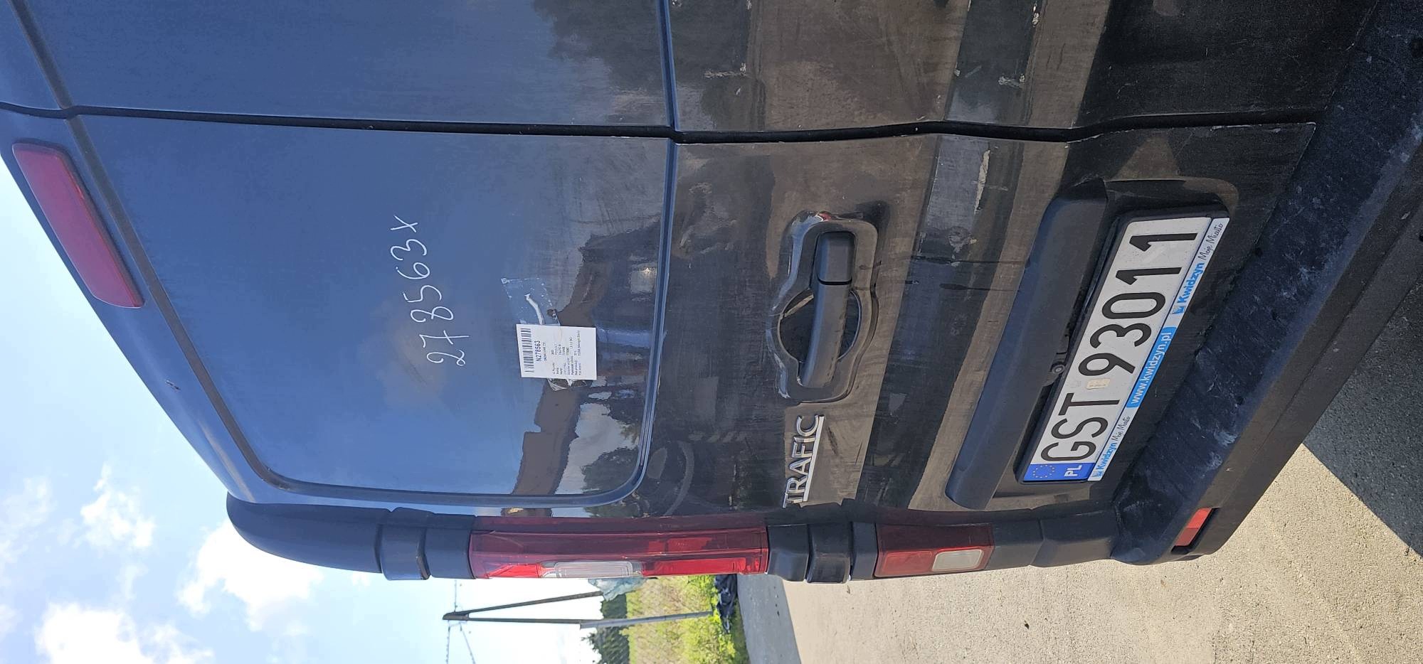 Tür links heck TED68 RENAULT TRAFIC III