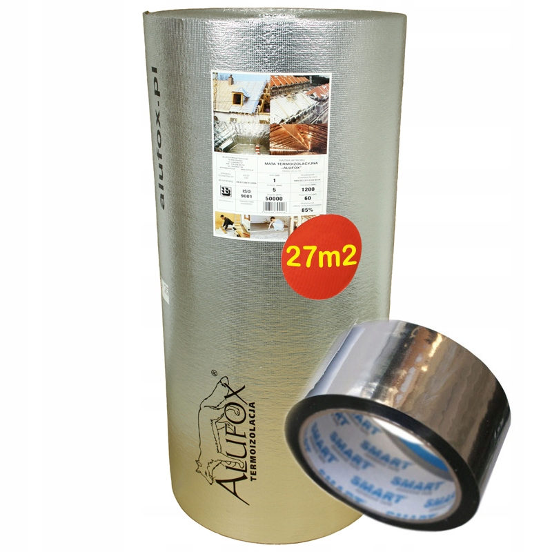

Alufox Mata Termoizolacyjna Alu+pianka+alu 27 m2