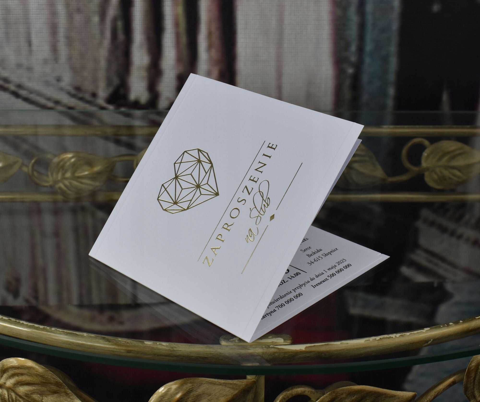 Zaproszenia na ślub kościelny, cywilny Marka inny