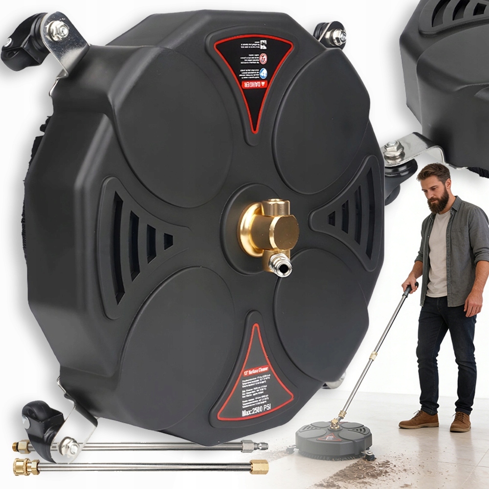 Tlaková Myčka Na Čištění Podlah Rychlospojkou 1/4" 2500 Psi S 2 Tryskami