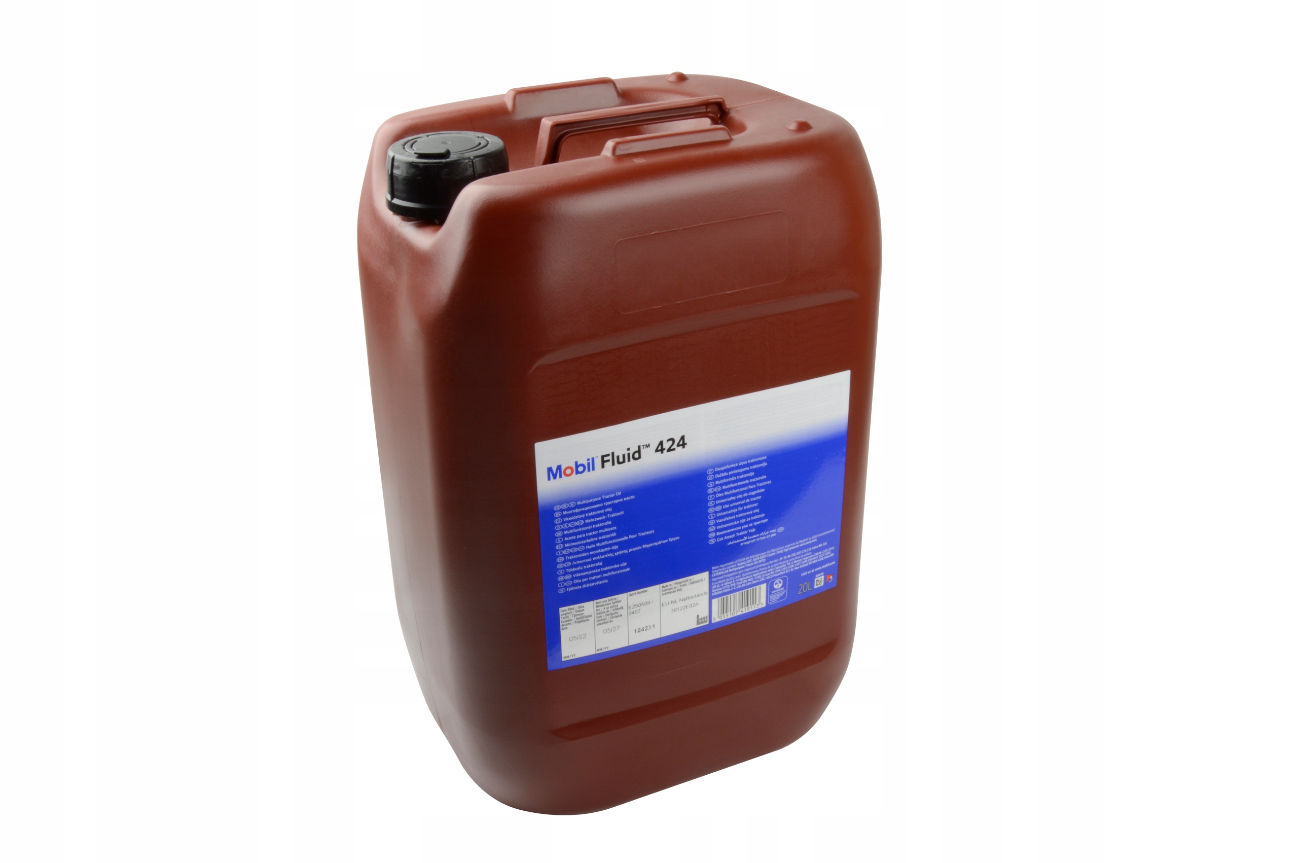 OLEJ MOBIL FLUID 424 20L / HYDRAULICZNO- Olej przekładniowy Mobil 124231 Producent Mobil
