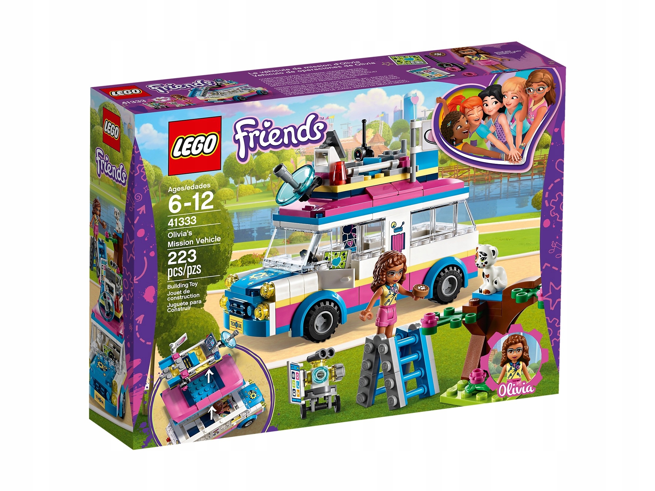 Lego Friends 41333 Oliviina dodávka Nové