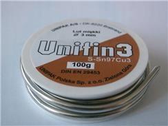 UNIPAK припой мягкий UNITIN3 2,5 мм 100г для пайки