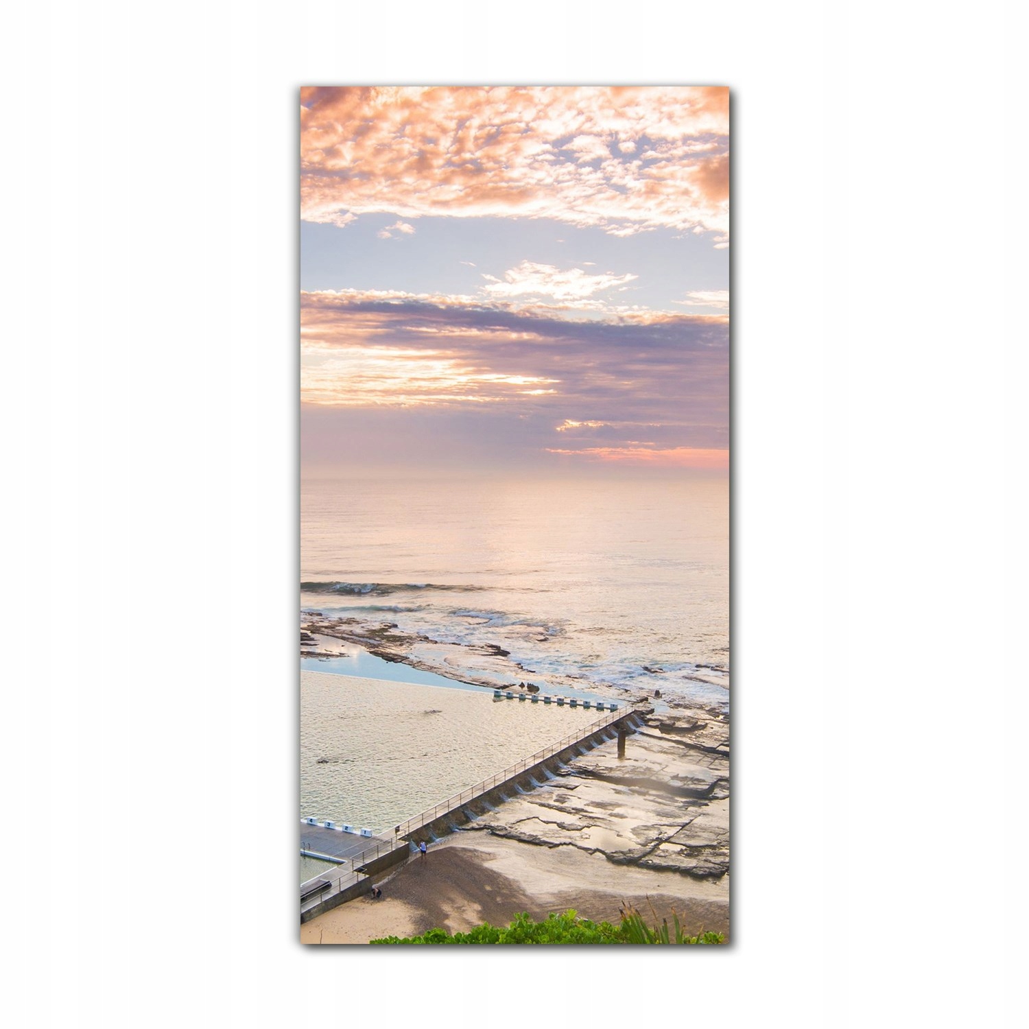

Obraz szklany ścienny do kuchni 60x120 Plaża morze