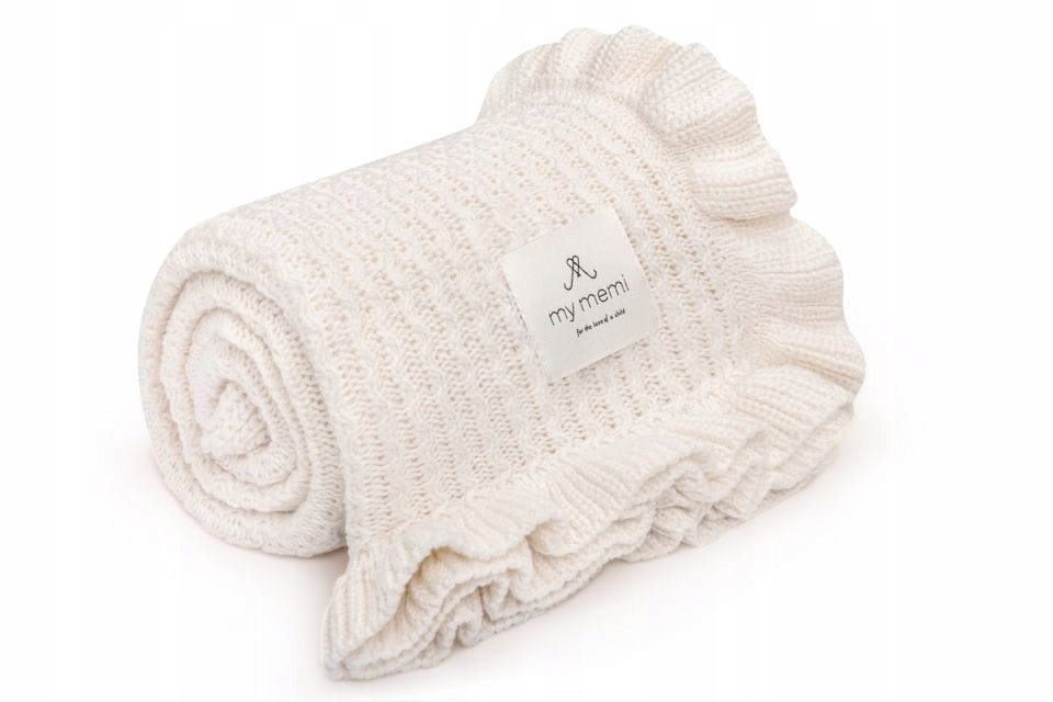 

Kocyk Bambusowy Z Falbanką Cream 85X105 My Memi