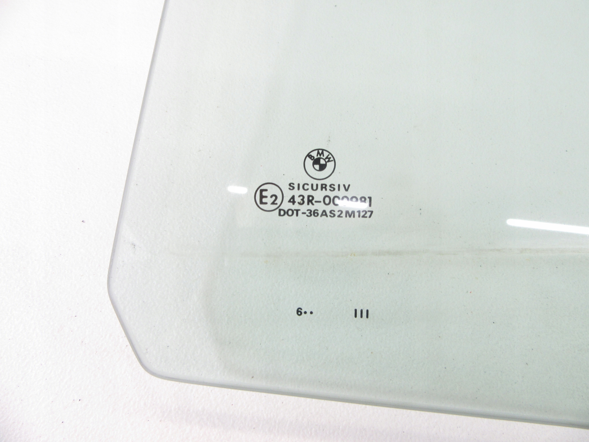 window left left rear part BMW e39 AS2 sedan