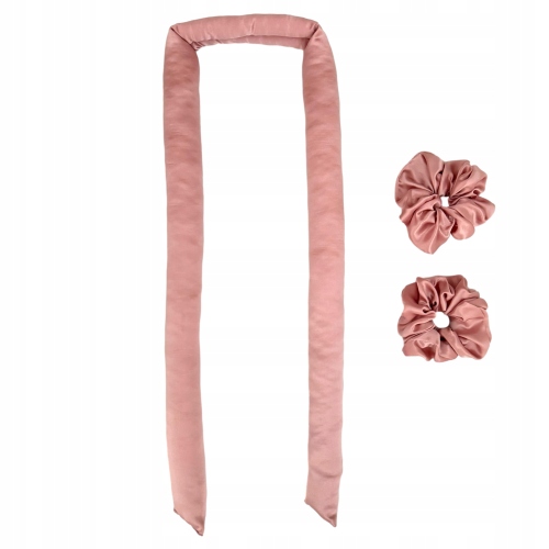 Kulma Hedvábný Váleček Na Vlasy 2 Gumičky Na Vlasy Hedvábí Morušová Růžová