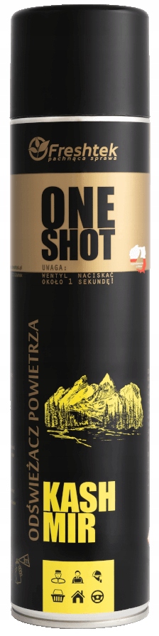 FRESHTEK - ONE SHOT - Neutralizator zapachów - KASHMIR - 600 ML