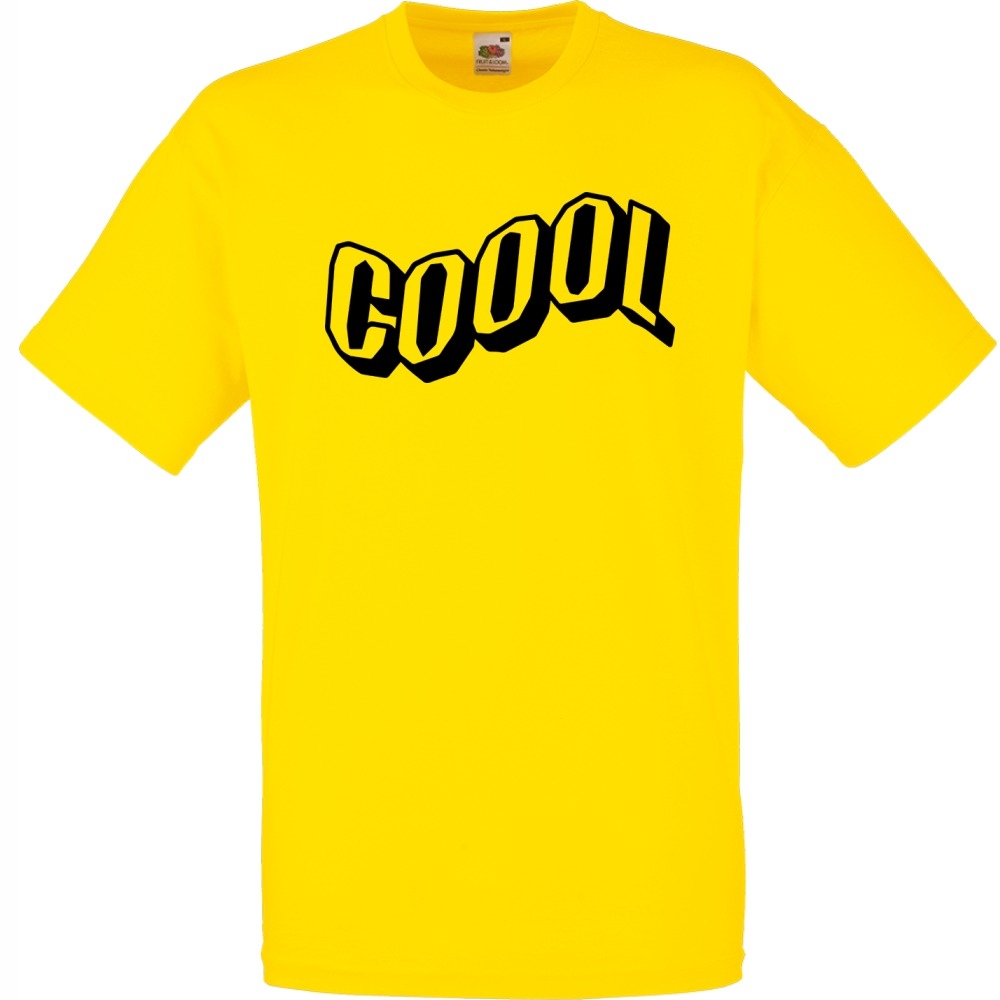 

Koszulka cool napis super XXL żółta jaskrawa