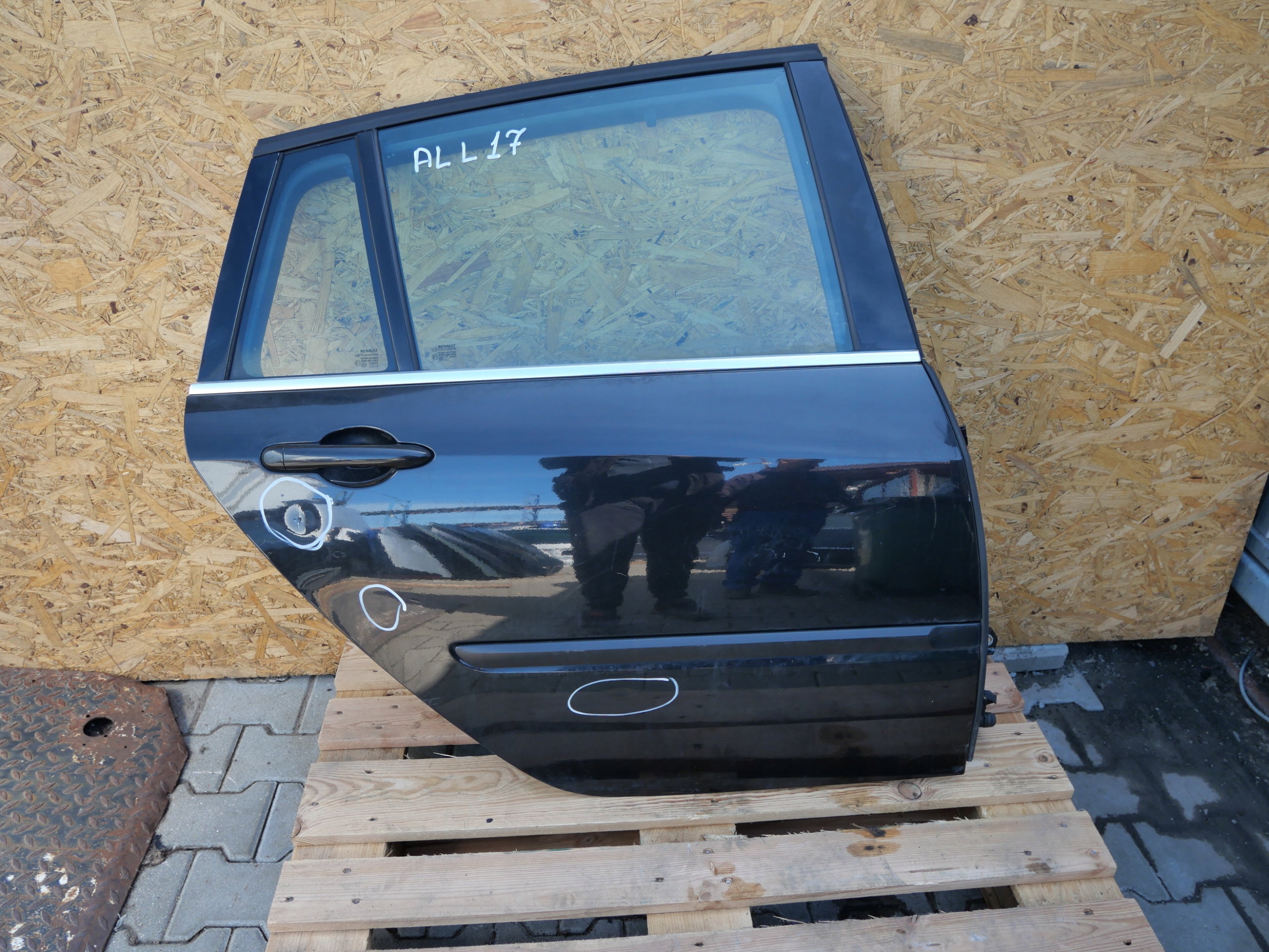 Tür rechts heck RENAULT LAGUNA III 3