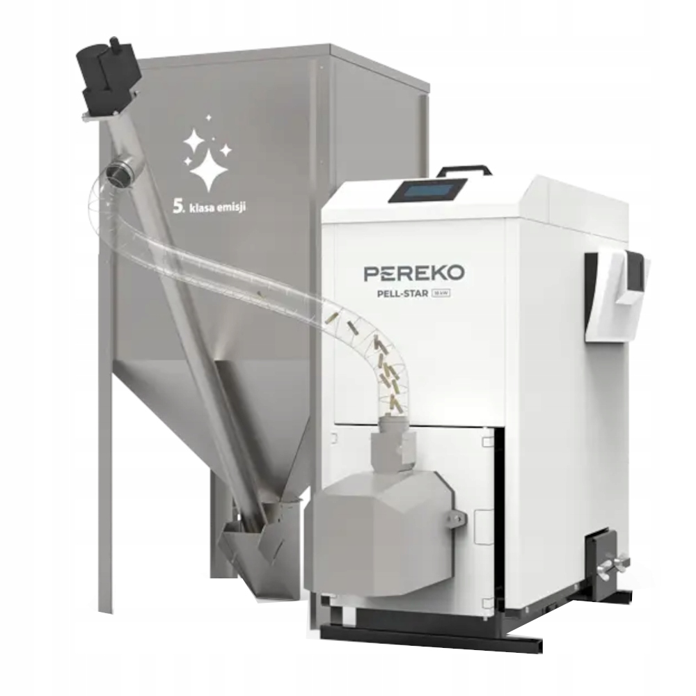 Kocioł Piec Na Pellet Pereko Pell-star 18 kW do 200-220m2