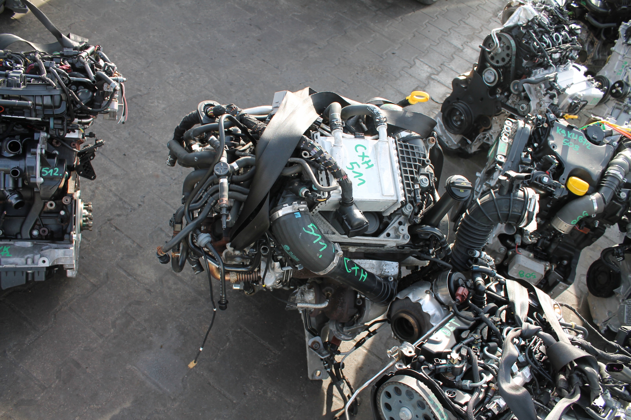 engine complete VW T6 CXF 65 TYSKM 2,0 TDI