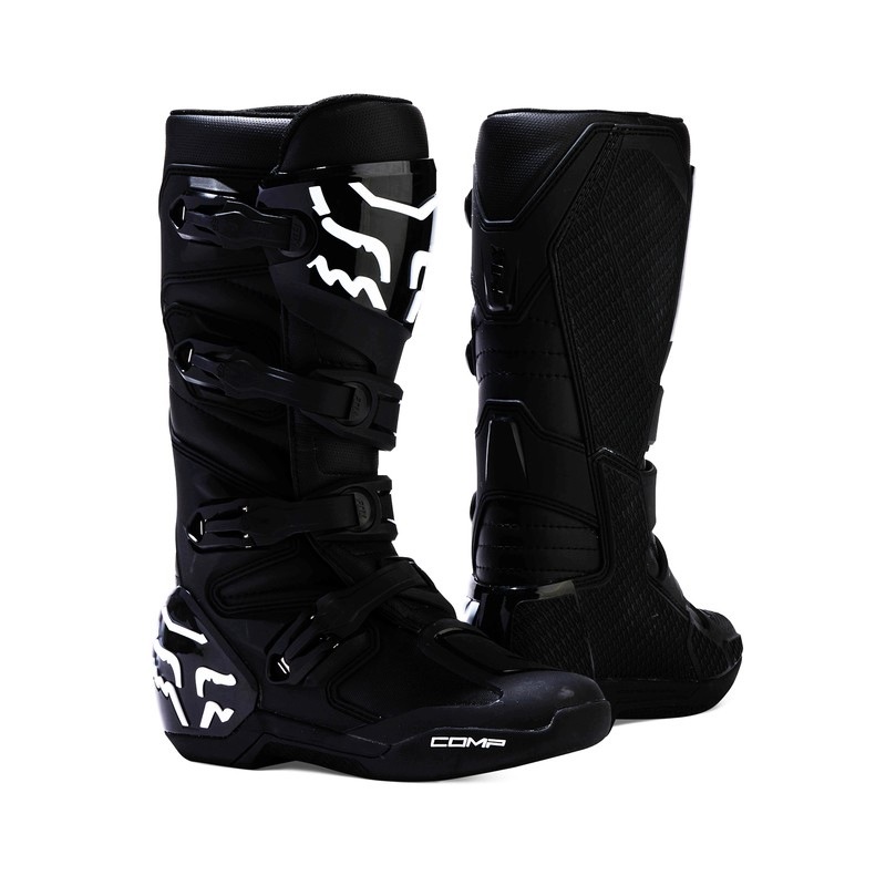 Dámske Motocyklové Topánky Fox Comp Black (5)