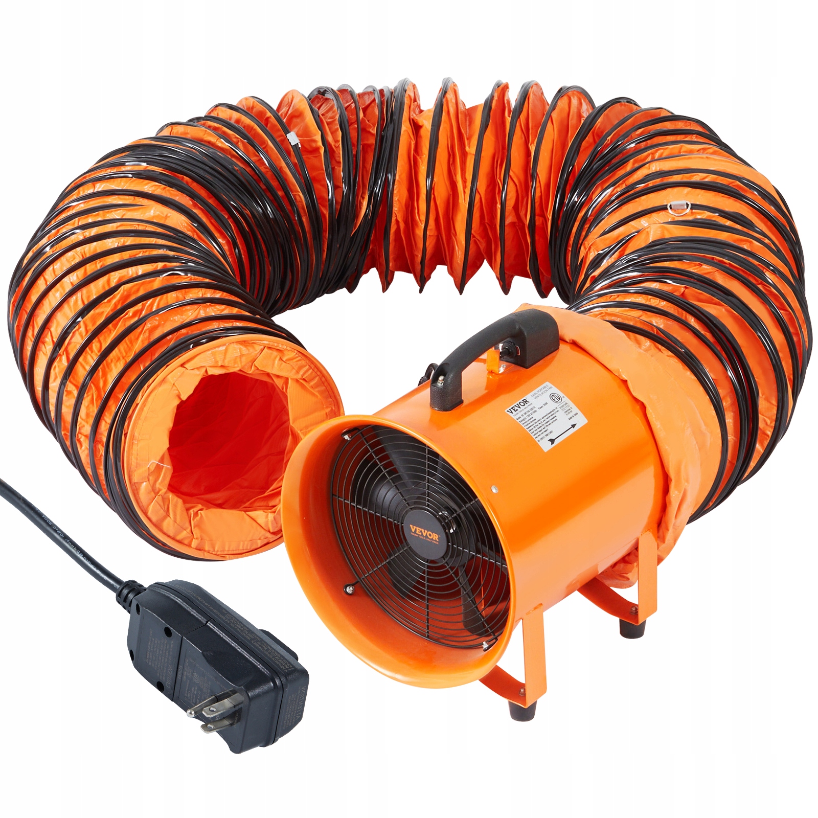 Stavebný Ventilátor Vevor 300 W, Silný A Robustný Motor Na Striedavý Prúd