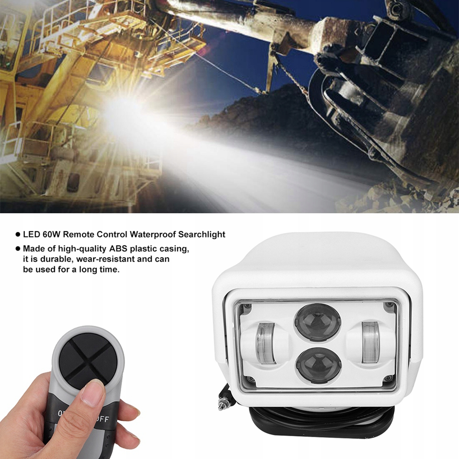 JACHTOWY ŚWIATŁO WYSZUKIWANIA 22CM*22CM Stan opakowania oryginalne