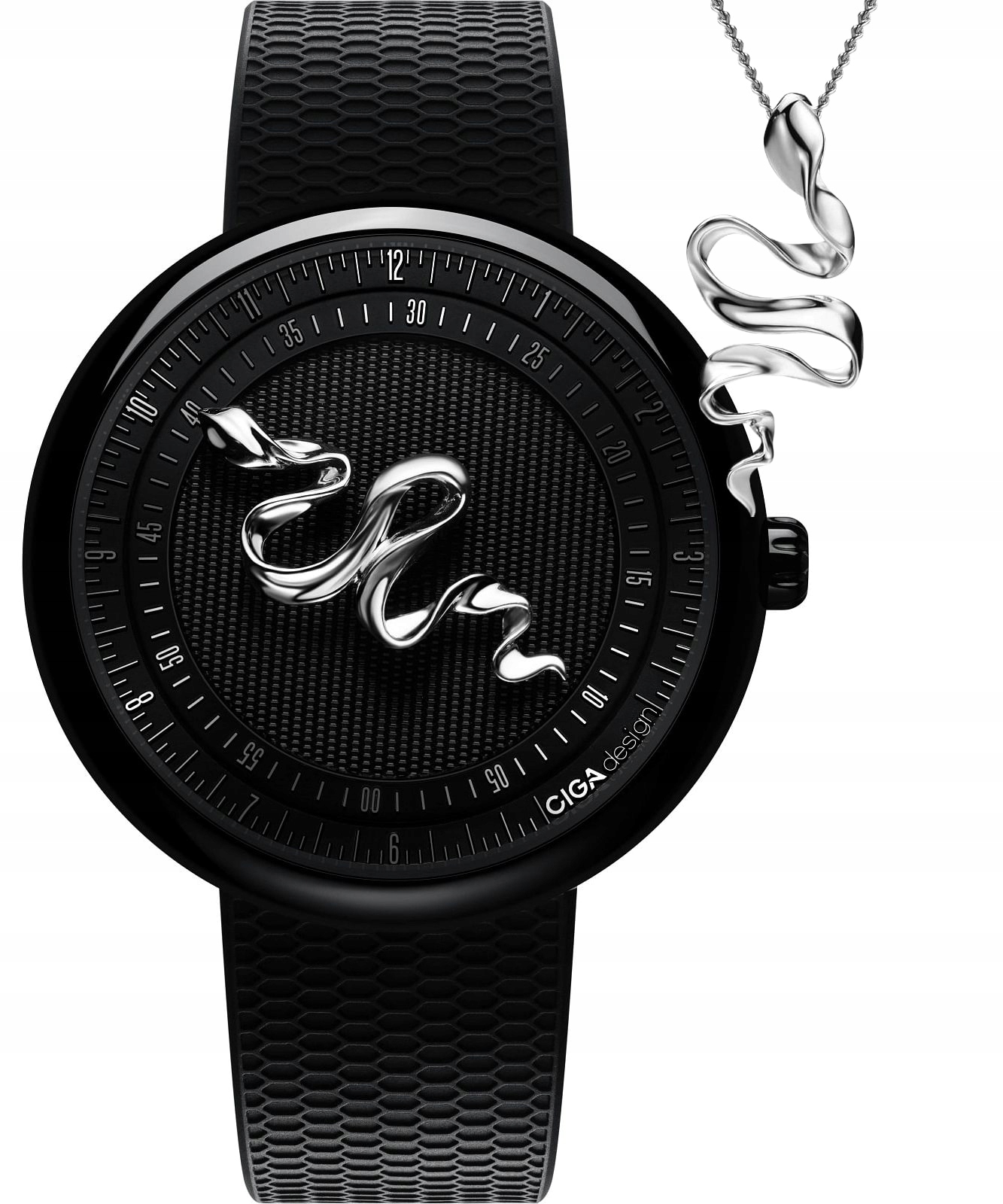 Pánské hodinky Ciga Design Legend of Serpent Automatic Silver 925 Edition Gp