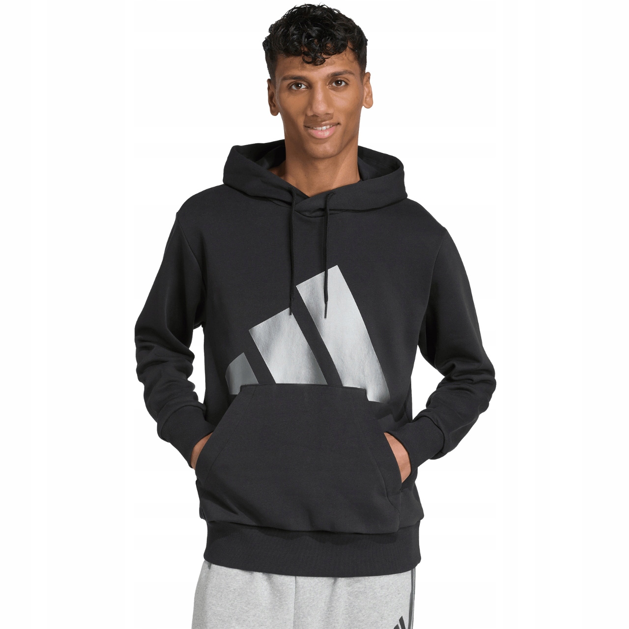 Pánská mikina adidas Holiday 3S Hoodie černá JM1698 L L