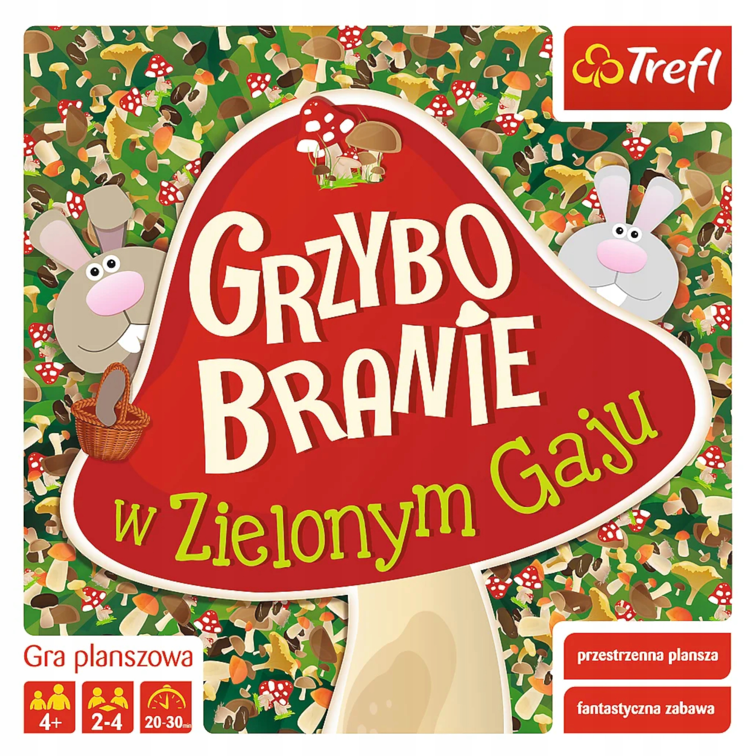 GRA PLANSZOWA RODZINNA GRZYBOBRANIE W ZIELONYM GAJU TREFL 00988 Wydawca Trefl