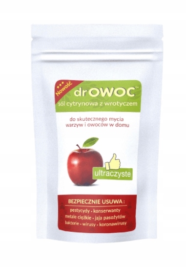 

Dr Owoc, Sól do mycia owoców i warzyw, 300g