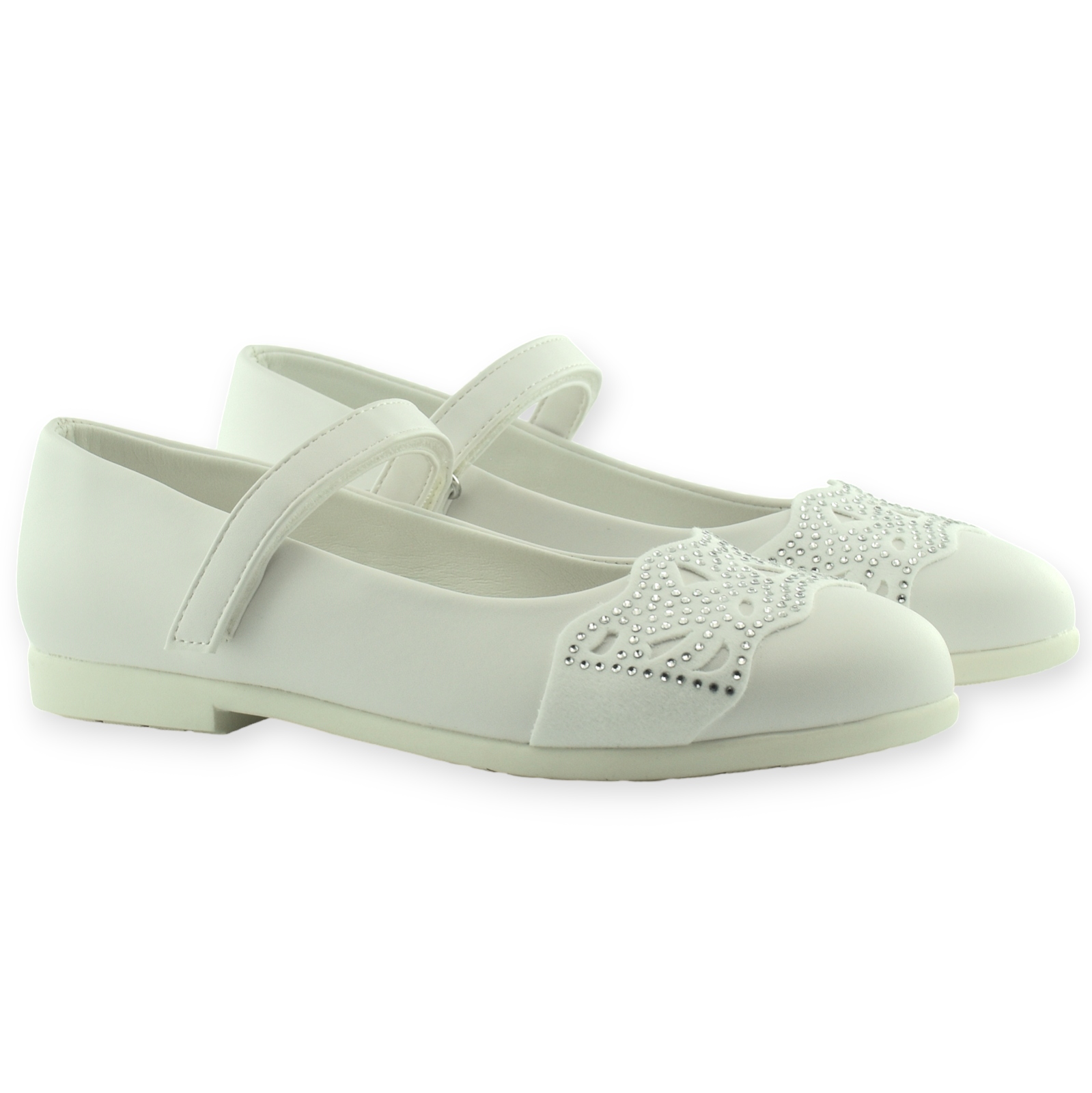 Baleriny dziecięce Wojtyłko 23713 Komunijne r.37 Rozmiar 37