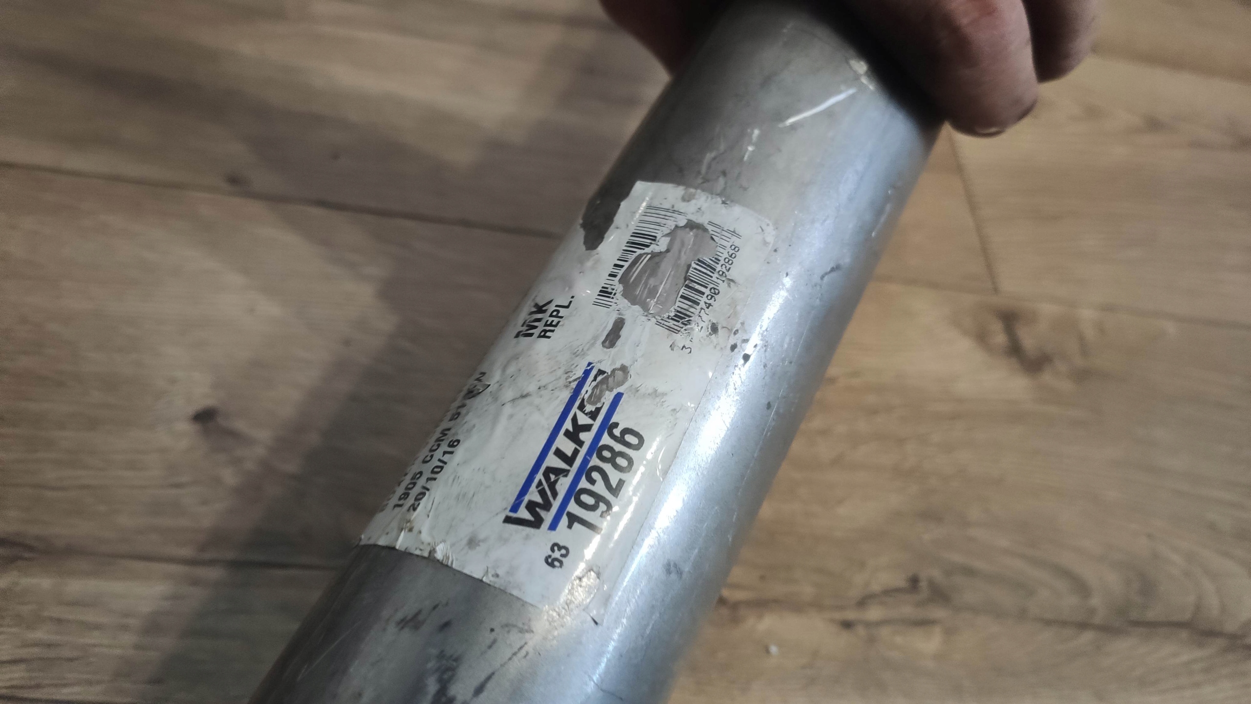 19286 - ГЛУШИТЕЛЬ ПЕРЕДНЯЯ ТРУБА DUCATO BOXER 1.9 2.5 94-НОВЫЙ