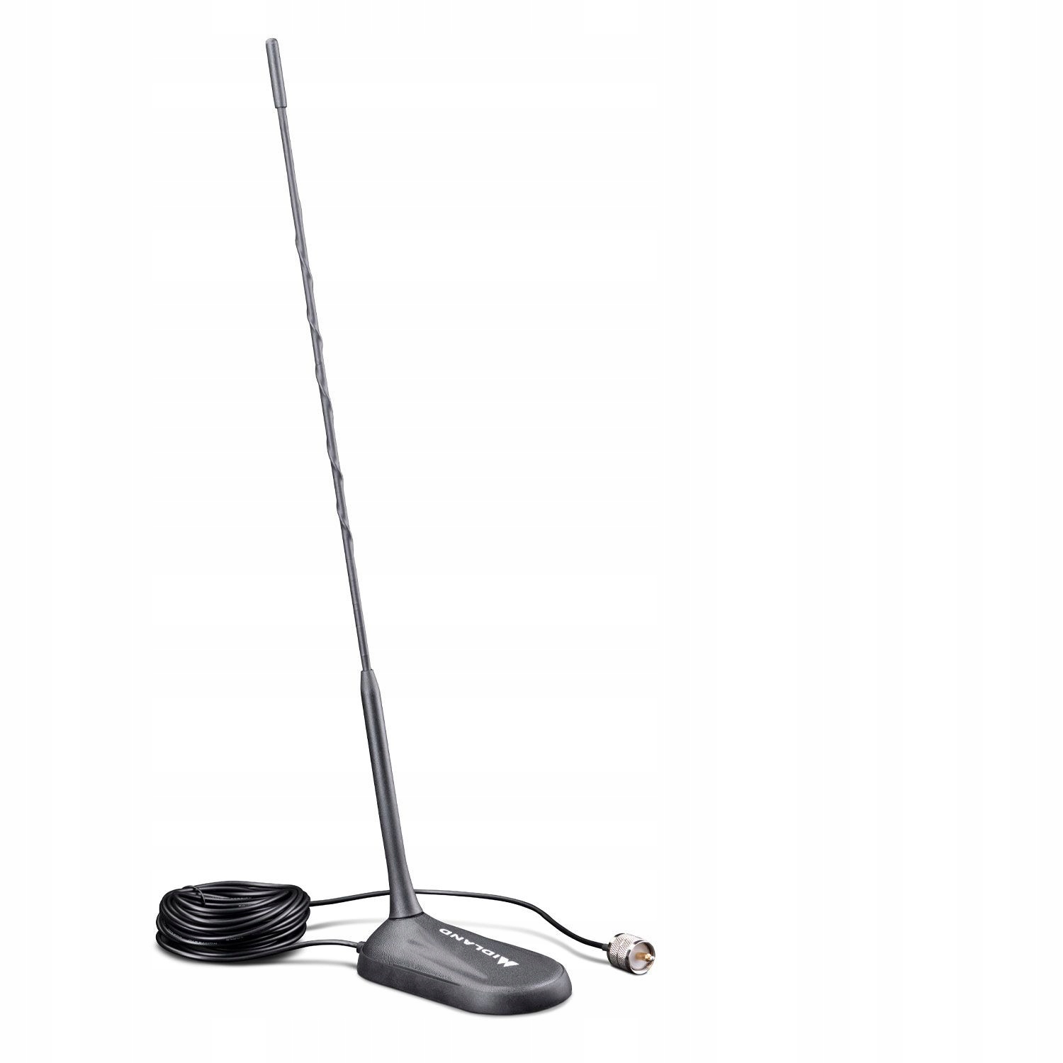 Midland MC45 antena Cb 50cm mocny magnes dyskretny wygląd jak antena Fm