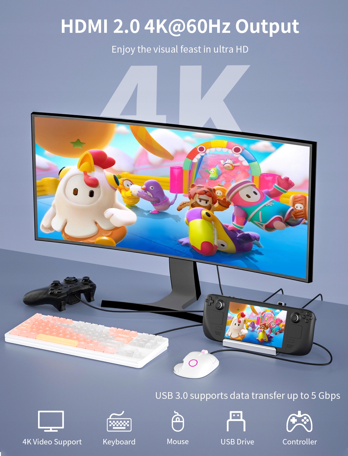 Aluminiowa stacja dokująca do urządzenia Stea Producent bez marki