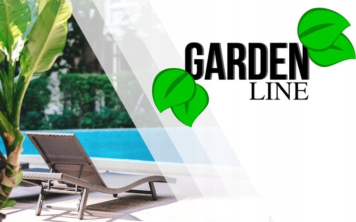 LEŻANKA OGRODOWA LEŻAK PLAŻOWY ŁÓŻKO SKŁADANE Z KIESZONKĄ 190x58x30cm Marka GardenLine