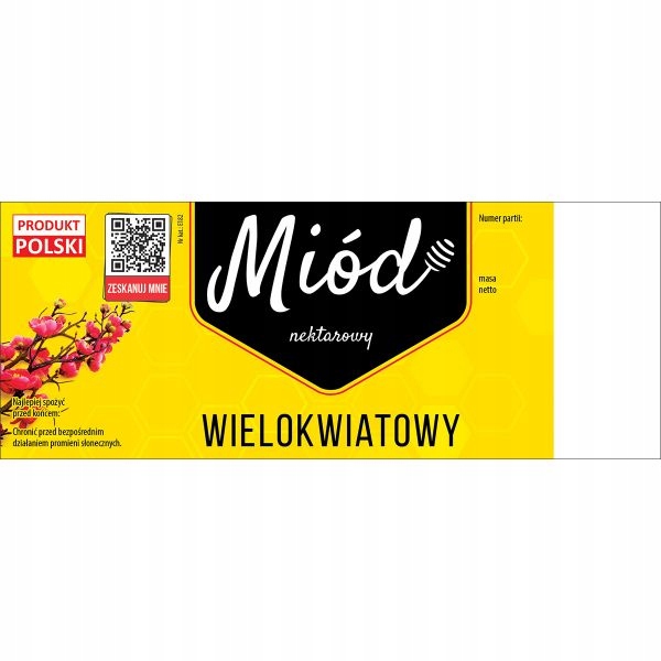 

Etykiety samoprzylepne Wielokwiatowy 100szt kod Qr