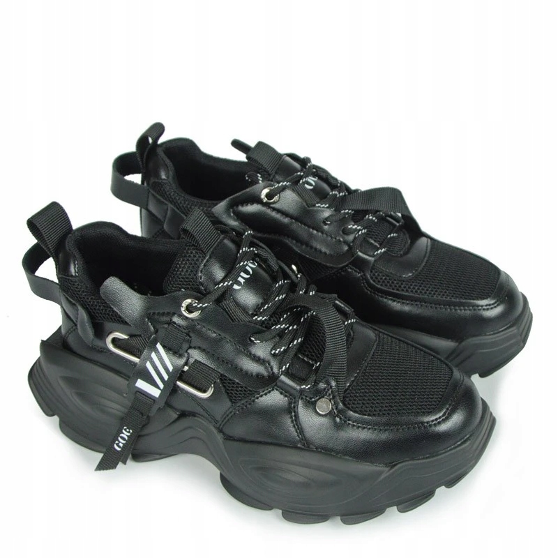 GOE JJ2N4083 CZARNE SNEAKERSY DAMSKIE 39 Rozmiar 39