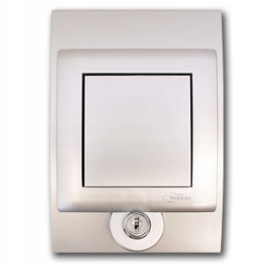 Odkurzacz gniazdo ssące z kluczykiem srebrne SYLO