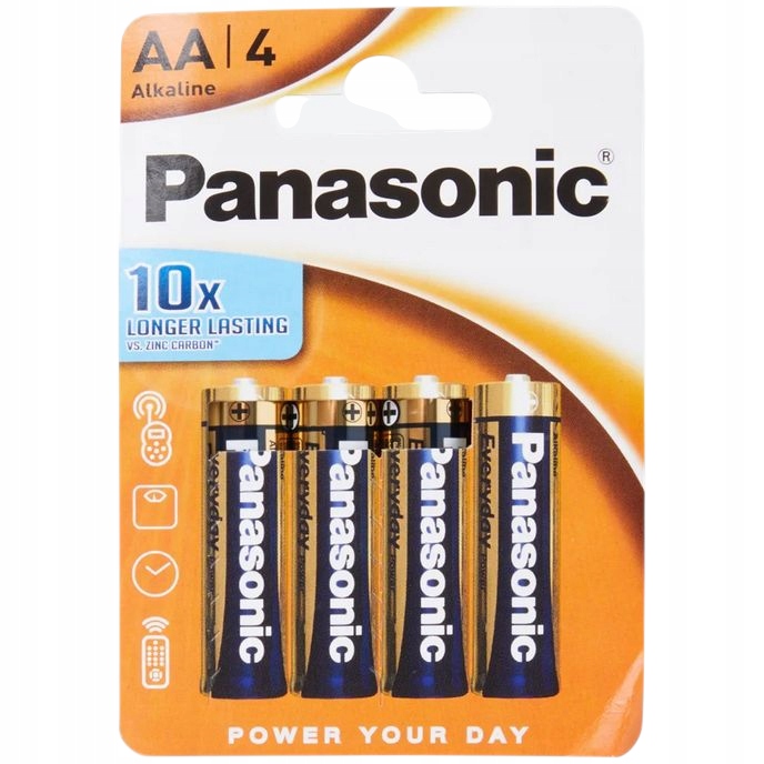 Bateria alkaliczna Panasonic Aa (R6) 4 szt.