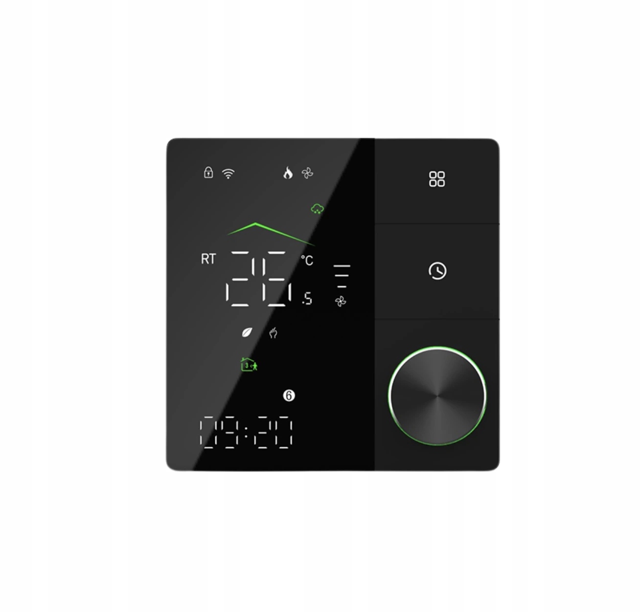 Bot WiFi izbový termostat Tuya RTL3 3A čierna