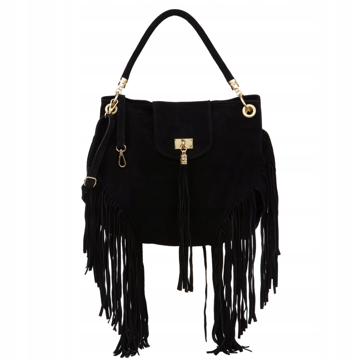 Dámská semišová taška Vezze Poesia černá