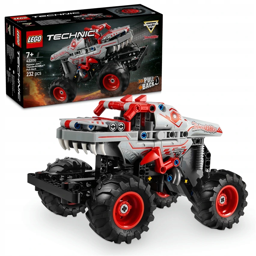 Lego Technic 42200 Monster Jam ThunderROARus s natahovacím motorem